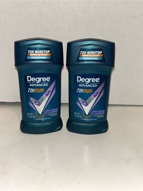 Degree Advanced 72H Deep Cedar & Lavender Deodorant -Bundle of 2